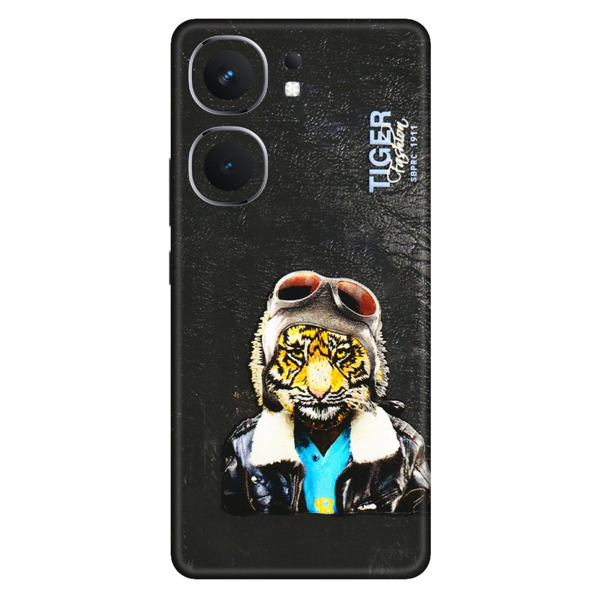 IQOO Phone Skins (All Models) - Rider Tiger - 3D Embossed Finish (L-113) IQOO Neo 9 Pro