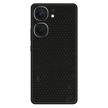 IQOO Phone Skins (All Models) - Black honeycomb - 3D Embossed Finish (L-114) IQOO Neo 9 Pro