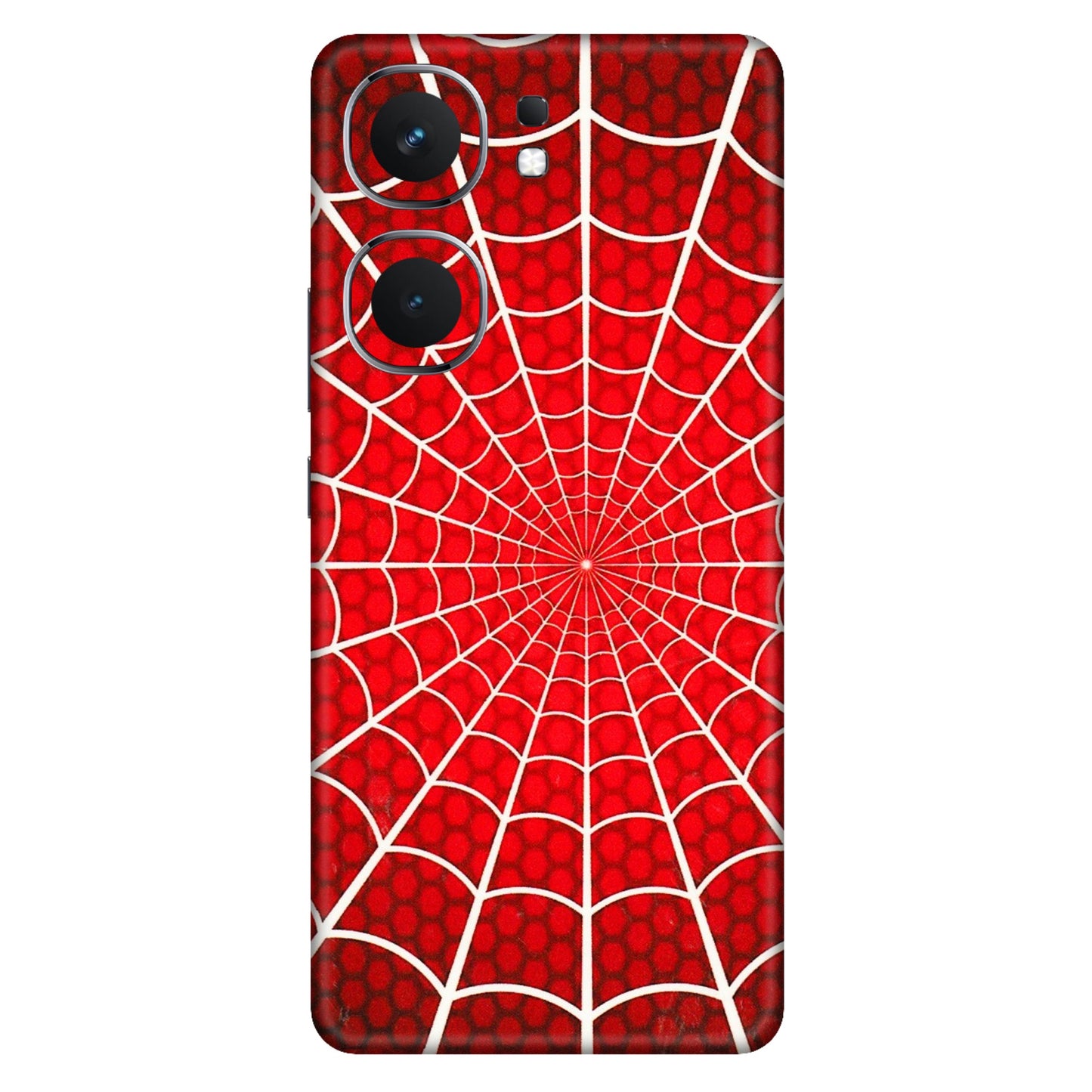 IQOO Phone Skins (All Models) - Classic Spidey Web - 3D Embossed Finish (L-115) IQOO Neo 9 Pro