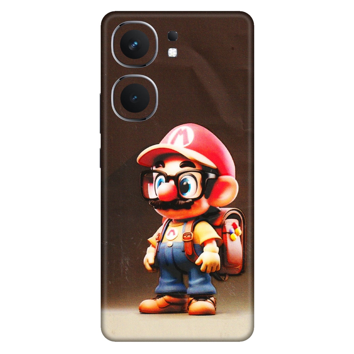 IQOO Phone Skins (All Models) - Little Mario - 3D Embossed Finish (L-119) IQOO Neo 9 Pro