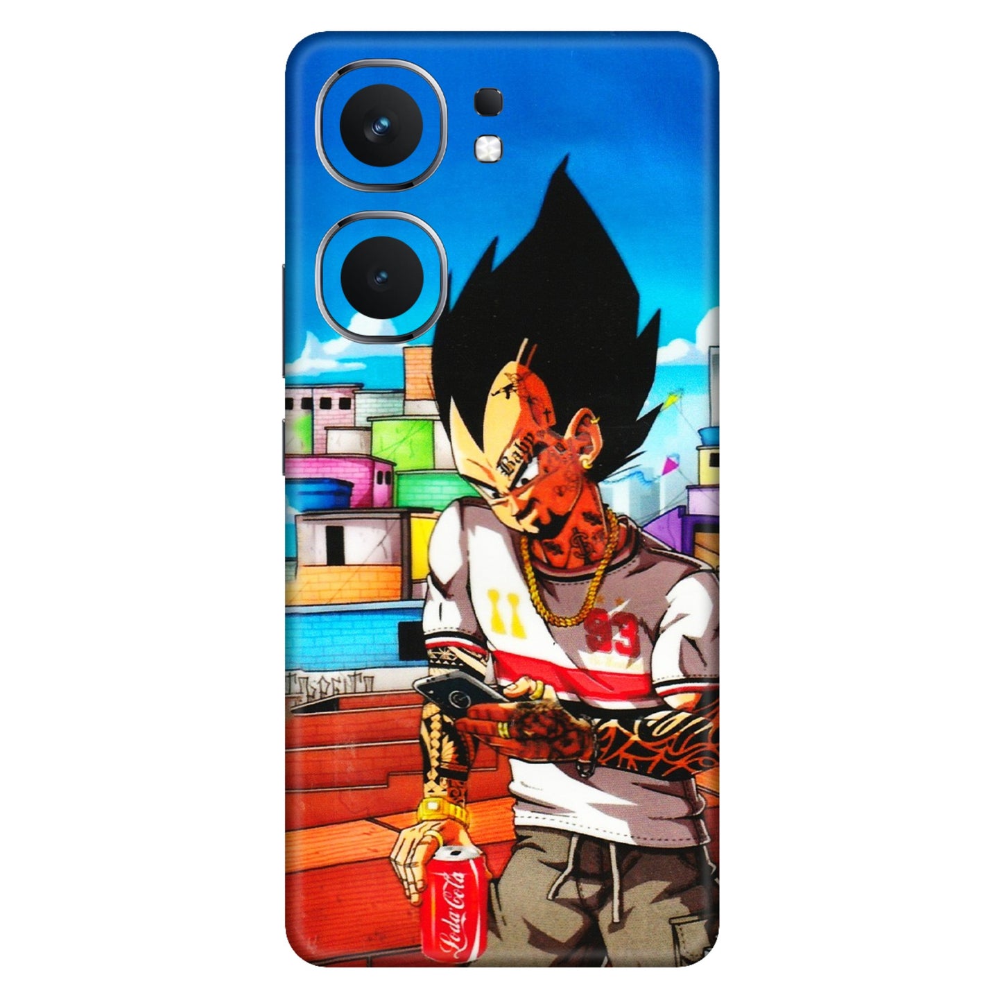 IQOO Phone Skins (All Models) - Vegeta - 3D Embossed Finish (L-136) IQOO Neo 9 Pro