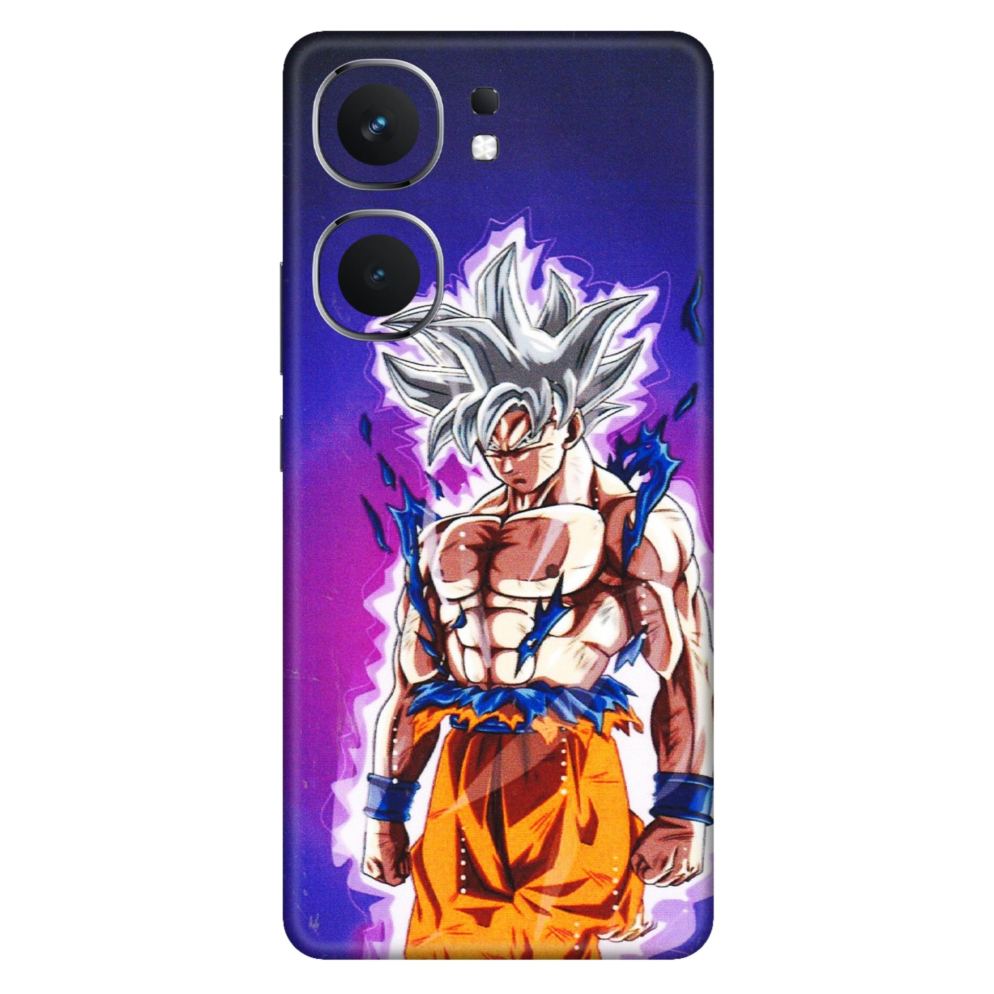 IQOO Phone Skins (All Models) - Goku Purple Anime - 3D Embossed Finish (L-147) IQOO Neo 9 Pro