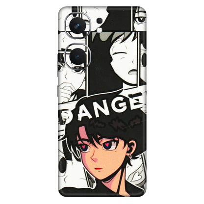 IQOO Phone Skins (All Models) - Danger Anime - 3D Embossed Finish (L-155) IQOO Neo 9 Pro