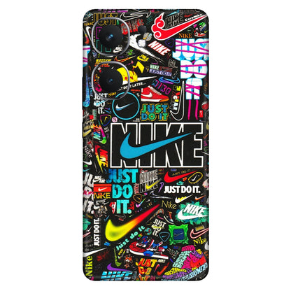 IQOO Phone Skins (All Models) - Just Do It Doodles - 3D Embossed Finish (L-166) IQOO Neo 9 Pro