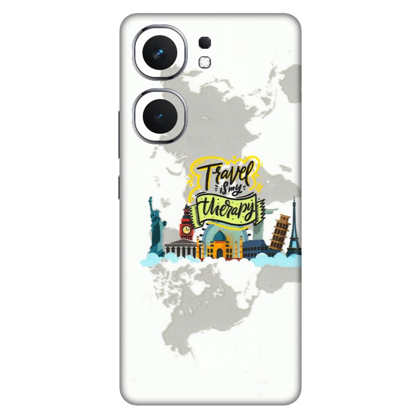 IQOO Phone Skins (All Models) - Travel Therapy - 3D Embossed Finish (L-199) IQOO Neo 9 Pro