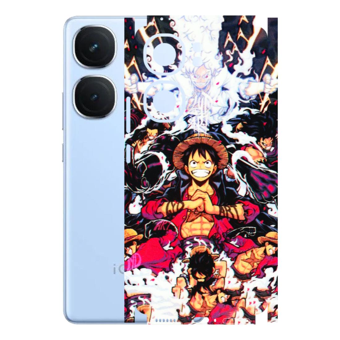 IQOO Phone Skins (All Models) - Luffy Anime Character - 3D Embossed Finish (L-203) IQOO Neo 9 Pro