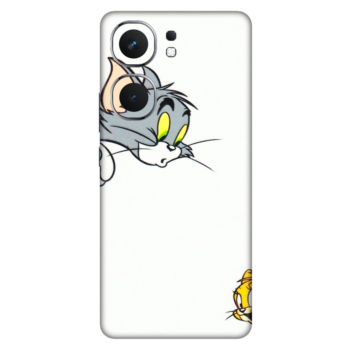 IQOO Phone Skins (All Models) - Cute Tom And Jerry - 3D Embossed Finish (L-220) IQOO Neo 9 Pro