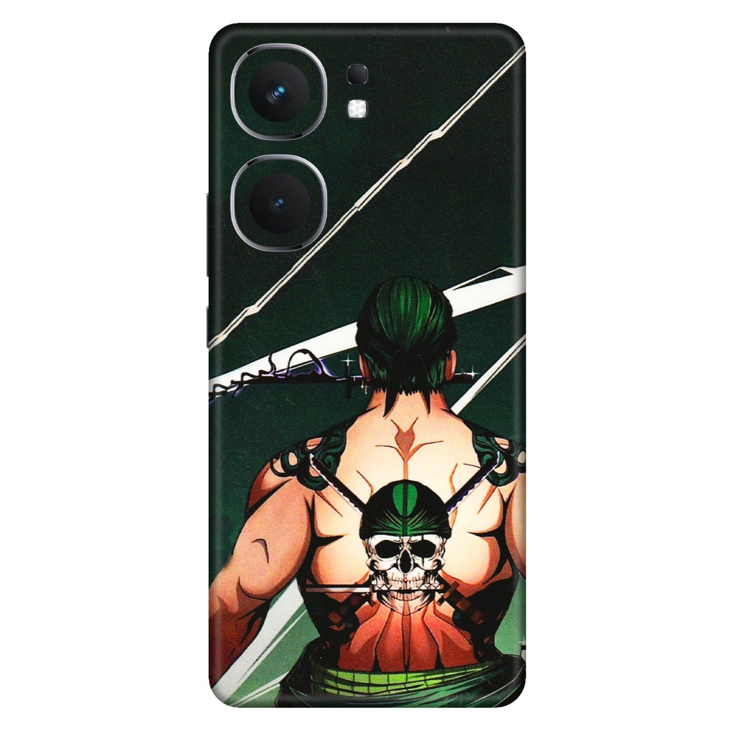 IQOO Phone Skins (All Models) - Zoro Anime - 3D Embossed Finish (L-23) IQOO Neo 9 Pro
