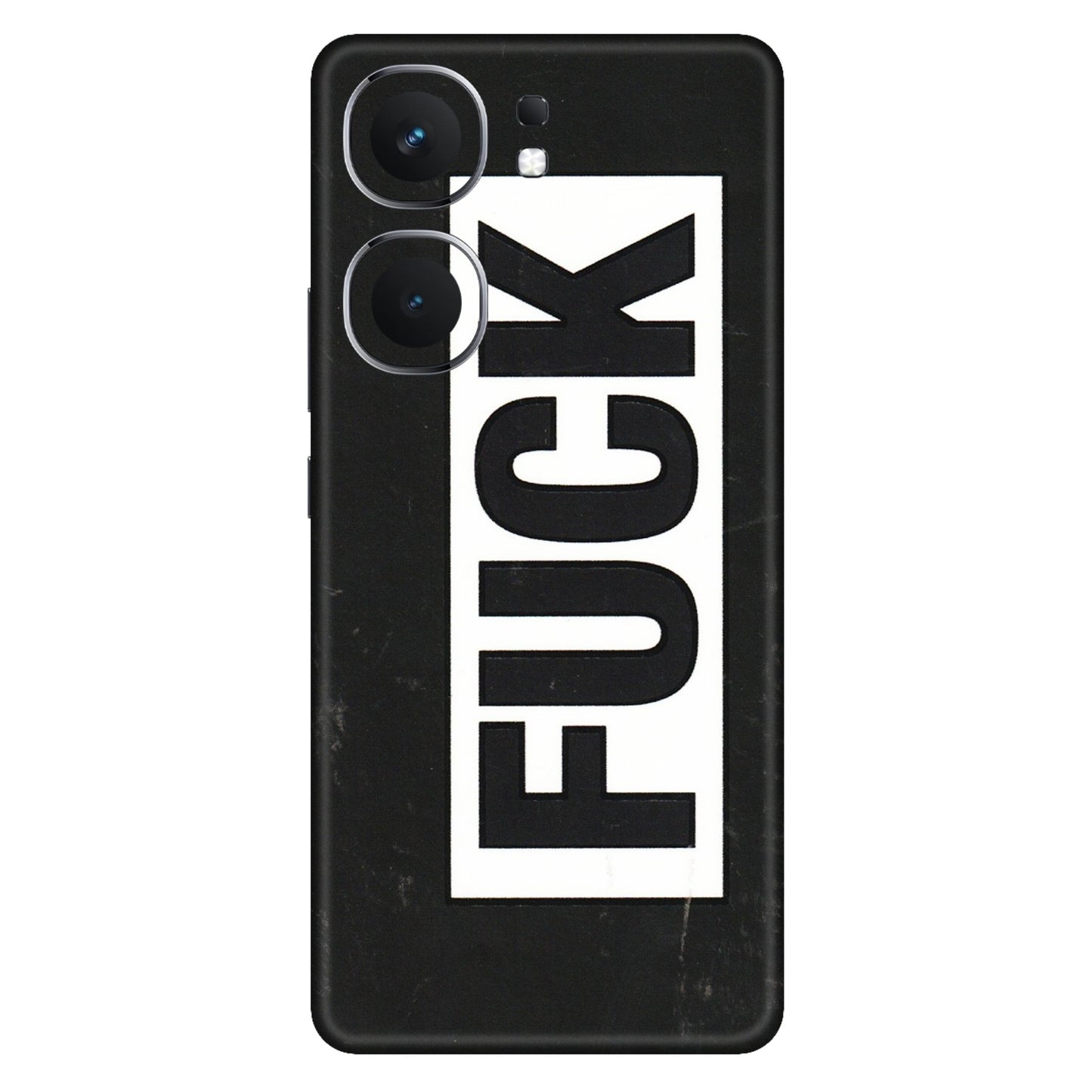 IQOO Phone Skins (All Models) - The F Word - 3D Embossed Finish (L-255) IQOO Neo 9 Pro