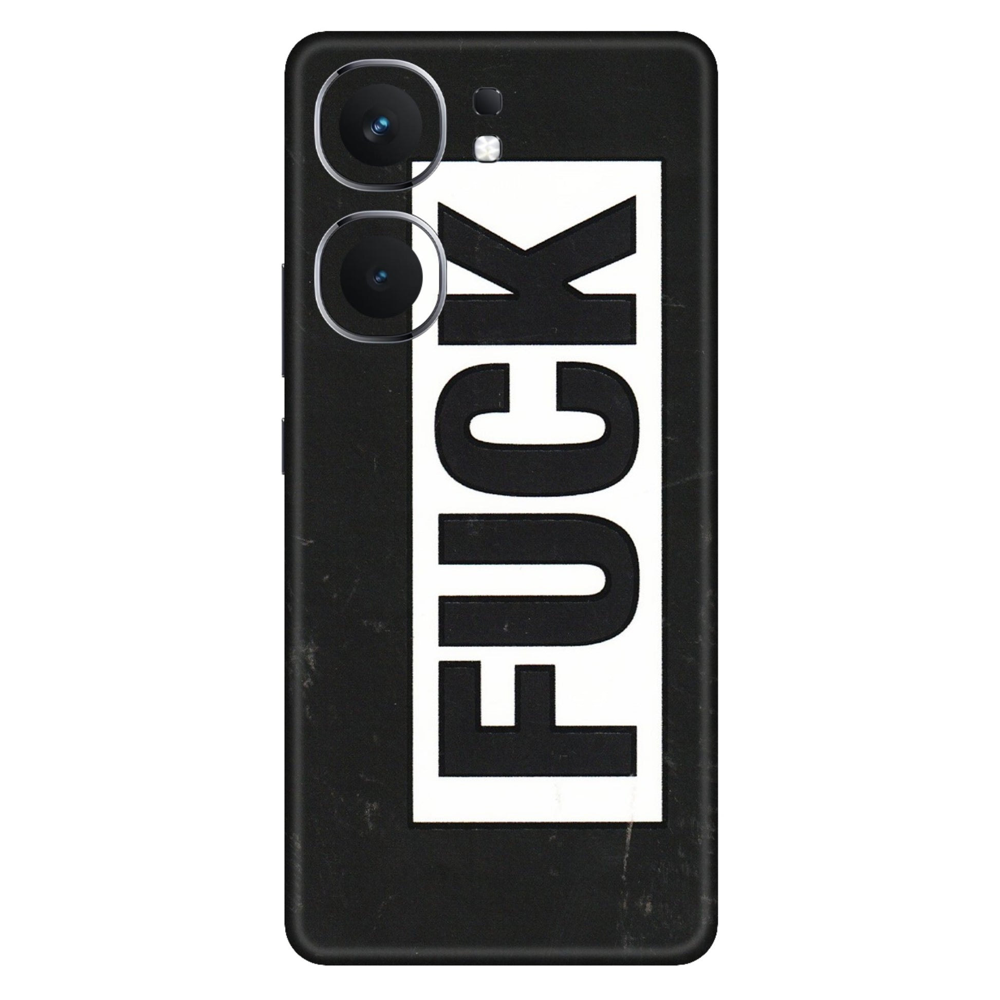 IQOO Phone Skins (All Models) - The F Word - 3D Embossed Finish (L-255) IQOO Neo 9 Pro