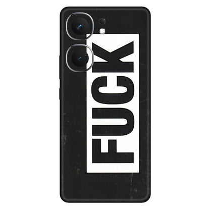 IQOO Phone Skins (All Models) - The F Word - 3D Embossed Finish (L-255) IQOO Neo 9 Pro
