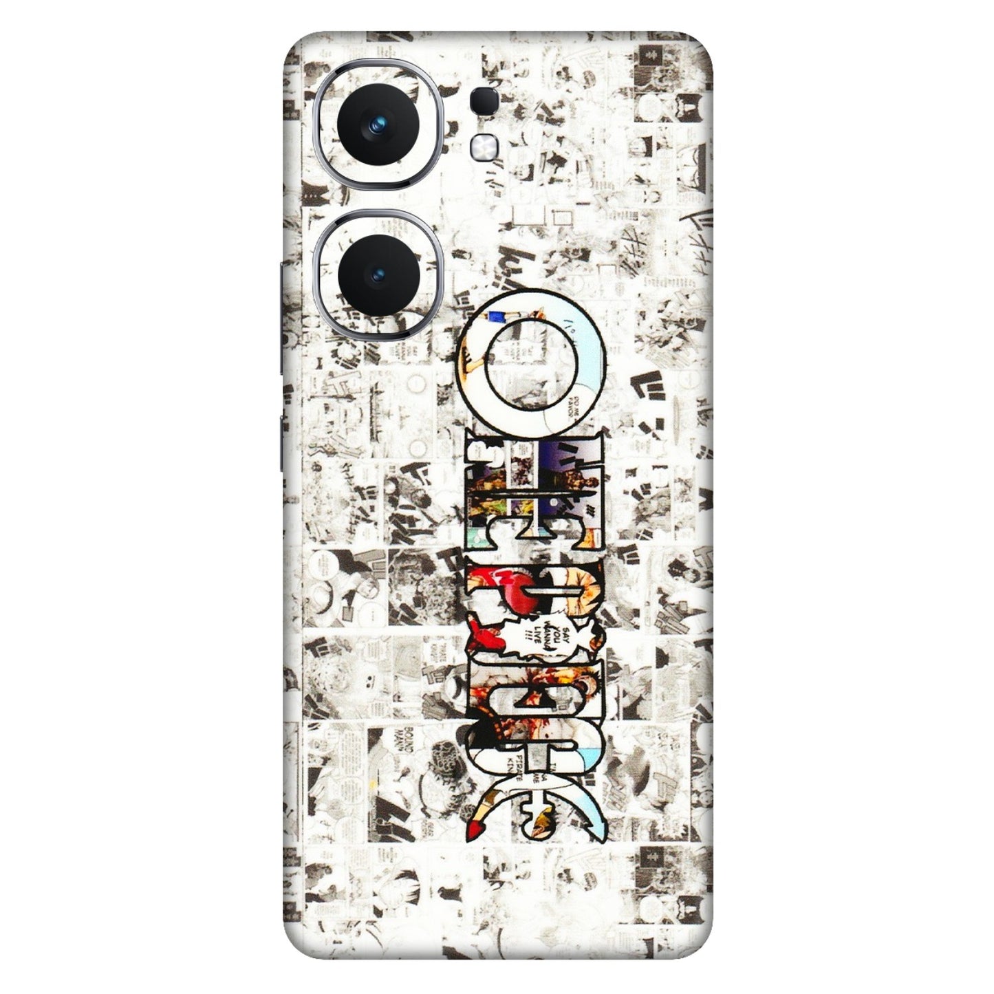 IQOO Phone Skins (All Models) - One Piece Manga - 3D Embossed Finish (L-26) IQOO Neo 9 Pro