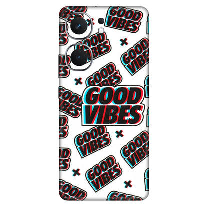IQOO Phone Skins (All Models) - Good Vibes - 3D Embossed Finish (L-282) IQOO Neo 9 Pro