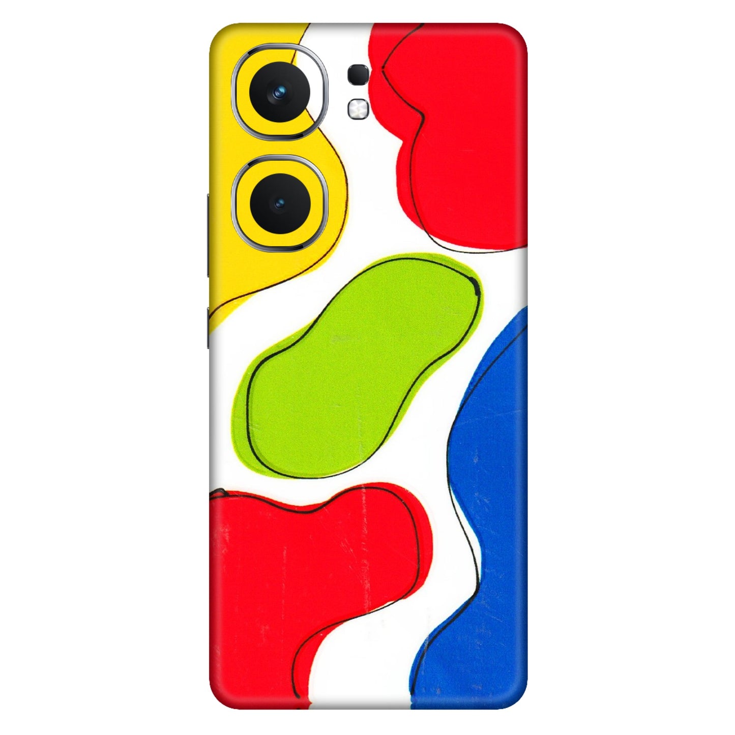 IQOO Phone Skins (All Models) - RGB Colour Paint - 3D Embossed Finish (L-284) IQOO Neo 9 Pro