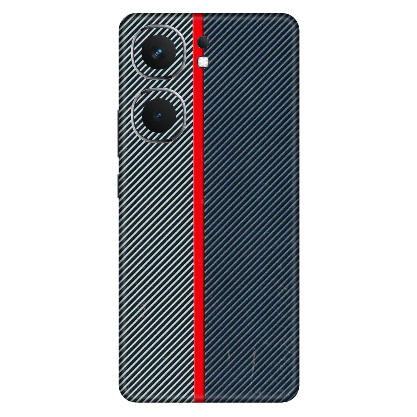 IQOO Phone Skins (All Models) - Blue Sober Lines - 3D Embossed Finish (L-305) IQOO Neo 9 Pro