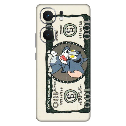 IQOO Phone Skins (All Models) - Tom Hundred Dollar - 3D Embossed Finish (L-324) IQOO Neo 9 Pro