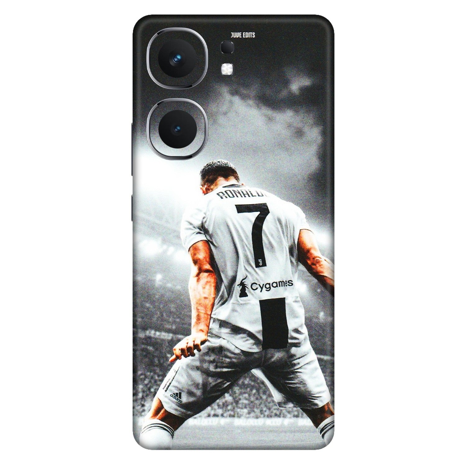 IQOO Phone Skins (All Models) - Ronaldo CR7 Crazy - 3D Embossed Finish (L-44) IQOO Neo 9 Pro