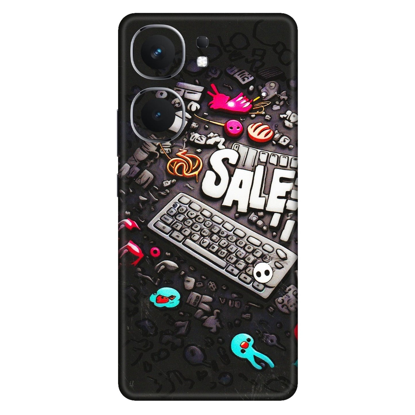 IQOO Phone Skins (All Models) - Gadgets Sale - 3D Embossed Finish (L-50) IQOO Neo 9 Pro