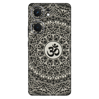 IQOO Phone Skins (All Models) - Aum Elegant Mandala - 3D Embossed Finish (L-62) IQOO Neo 9 Pro