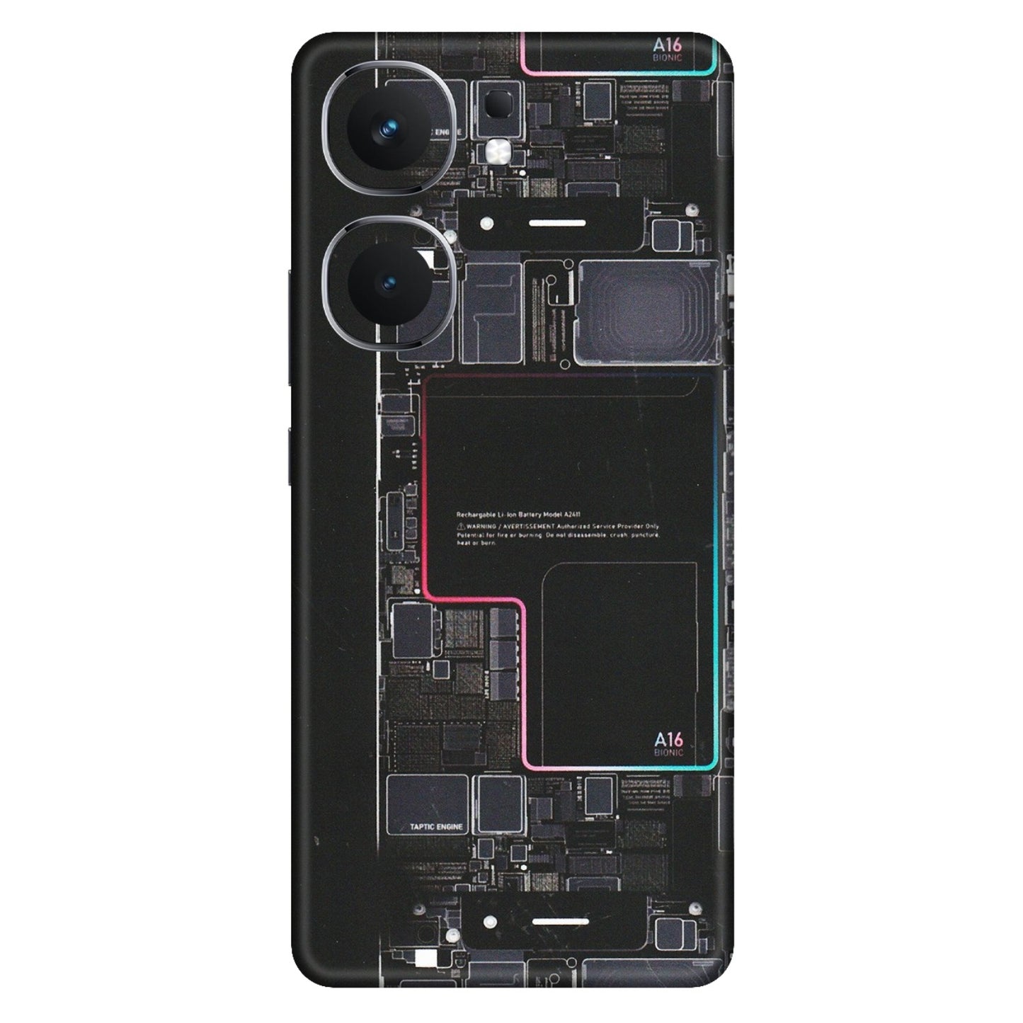 IQOO Phone Skins (All Models) - Motherboard Circuit Layout - Matte Finish (M-117) IQOO Neo 9 Pro