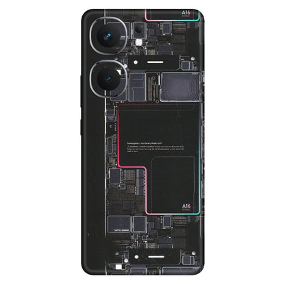 IQOO Phone Skins (All Models) - Motherboard Circuit Layout - Matte Finish (M-117) IQOO Neo 9 Pro