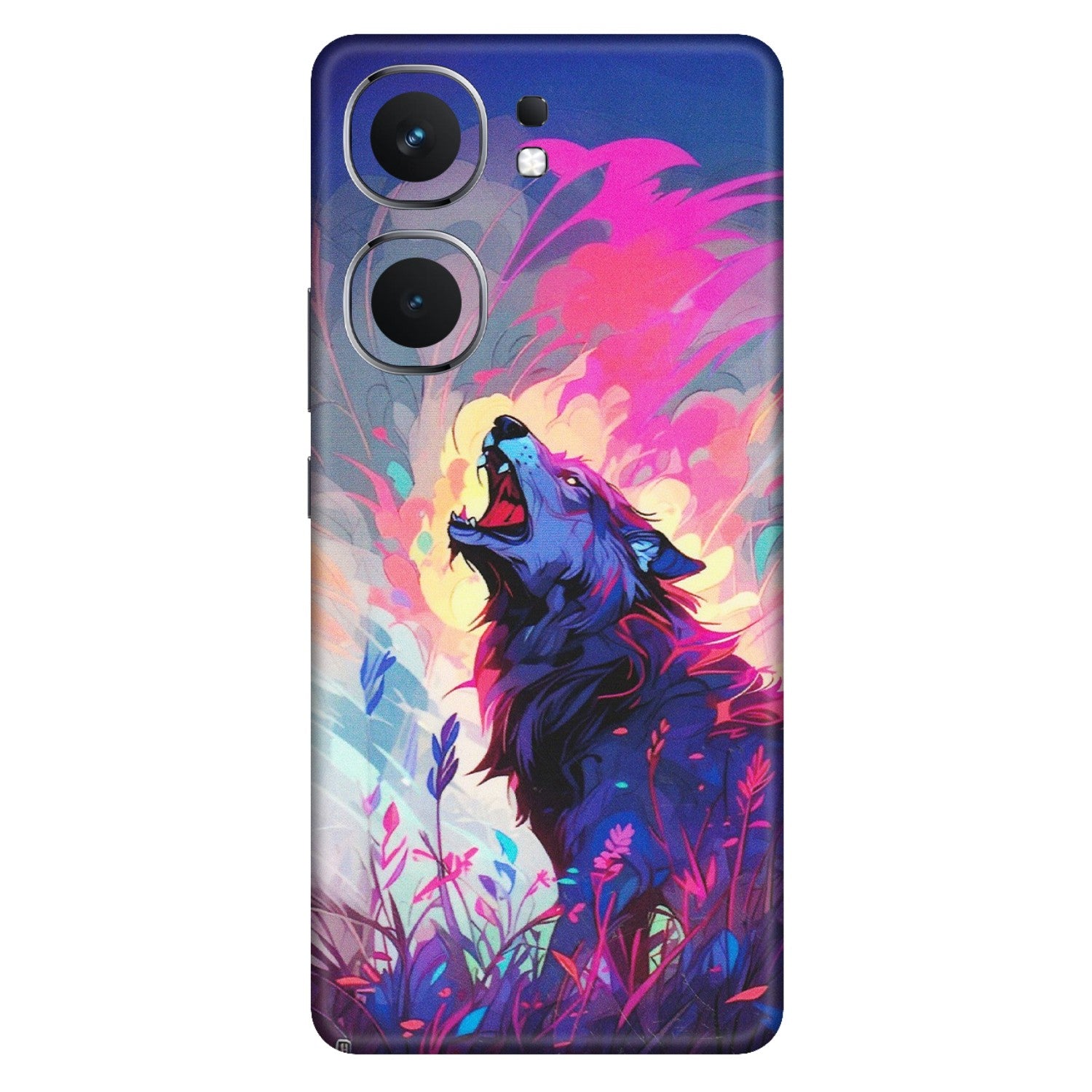 IQOO Phone Skins (All Models) - New Wild Wolf Abstract - Matte Finish (M-125) IQOO Neo 9 Pro