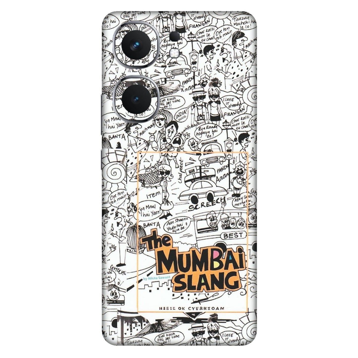 IQOO Phone Skins (All Models) - The Mumbai Slang - Matte Finish (M-142) IQOO Neo 9 Pro