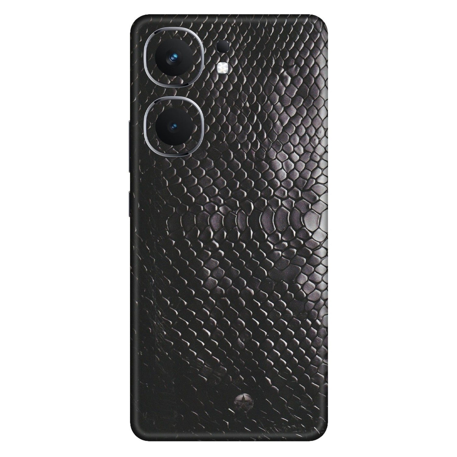 IQOO Phone Skins (All Models) - Black Snack Leather - Matte Finish (M-147) IQOO Neo 9 Pro