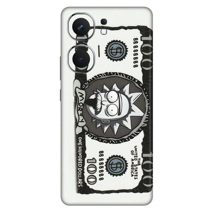 IQOO Phone Skins (All Models) - Rick And Morty Hundred Dollar Anime - Matte Finish (M-161) IQOO Neo 9 Pro