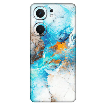 IQOO Phone Skins (All Models) - Blue Waves Abstract - Matte Finish (M-19) IQOO Neo 9 Pro