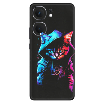 IQOO Phone Skins (All Models) - Cyberpunk Cat - Matte Finish (M-45) IQOO Neo 9 Pro