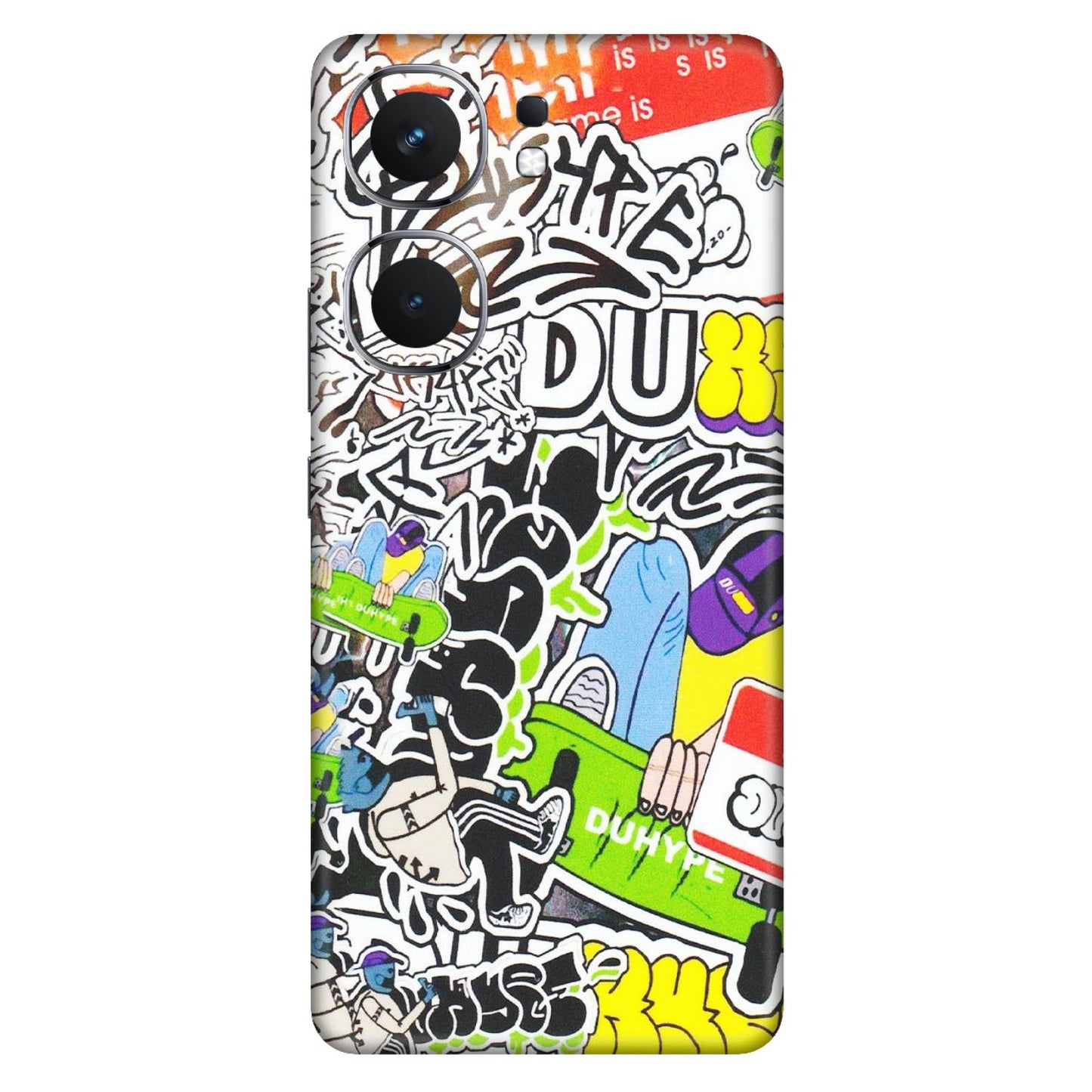 IQOO Phone Skins (All Models) - Dope Graffiti - Matte Finish (M-61) IQOO Neo 9 Pro