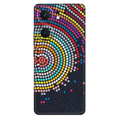 IQOO Phone Skins (All Models) - Rainbow Dot Mandala - Matte Finish (M-97) IQOO Neo 9 Pro