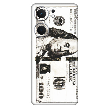 IQOO Phone Skins (All Models) - 100 Dollar Currency - Transparent Finish (T-01) IQOO Neo 9 Pro