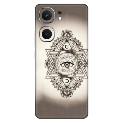 IQOO Phone Skins (All Models) - Illuminati Great Eye - Transparent Finish (T-14) IQOO Neo 9 Pro