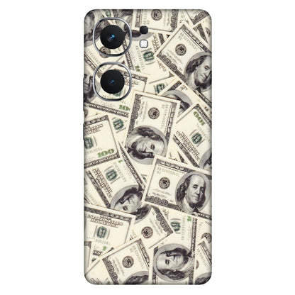 IQOO Phone Skins (All Models) - Dollar Lover - Transparent Finish (T-17) IQOO Neo 9 Pro