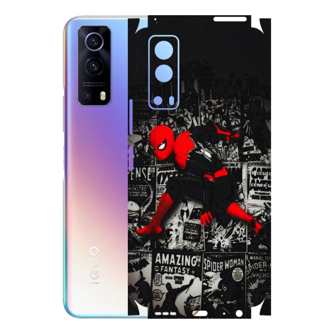 IQOO Phone Skins (All Models) - SpiderMan New - 3D Embossed Finish (L-162) IQOO Z3 5G