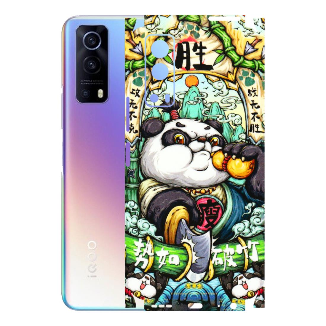 IQOO Phone Skins (All Models) - Royal Rich Panda - 3D Embossed Finish (L-170) IQOO Z3 5G