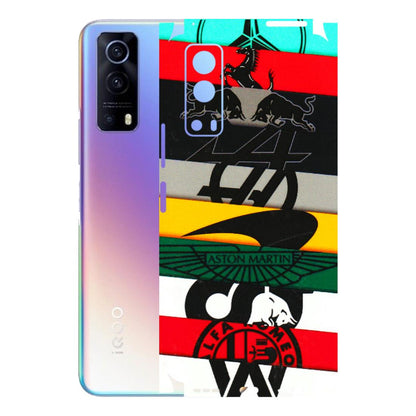 IQOO Phone Skins (All Models) - Multi Designer Brands - 3D Embossed Finish (L-187) IQOO Z3 5G