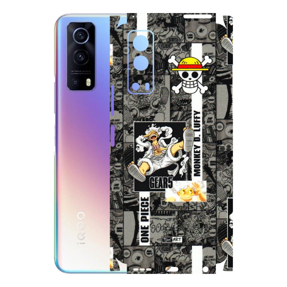IQOO Phone Skins (All Models) - Cuffy Anime MonkeyCamic - 3D Embossed Finish (L-242) IQOO Z3 5G