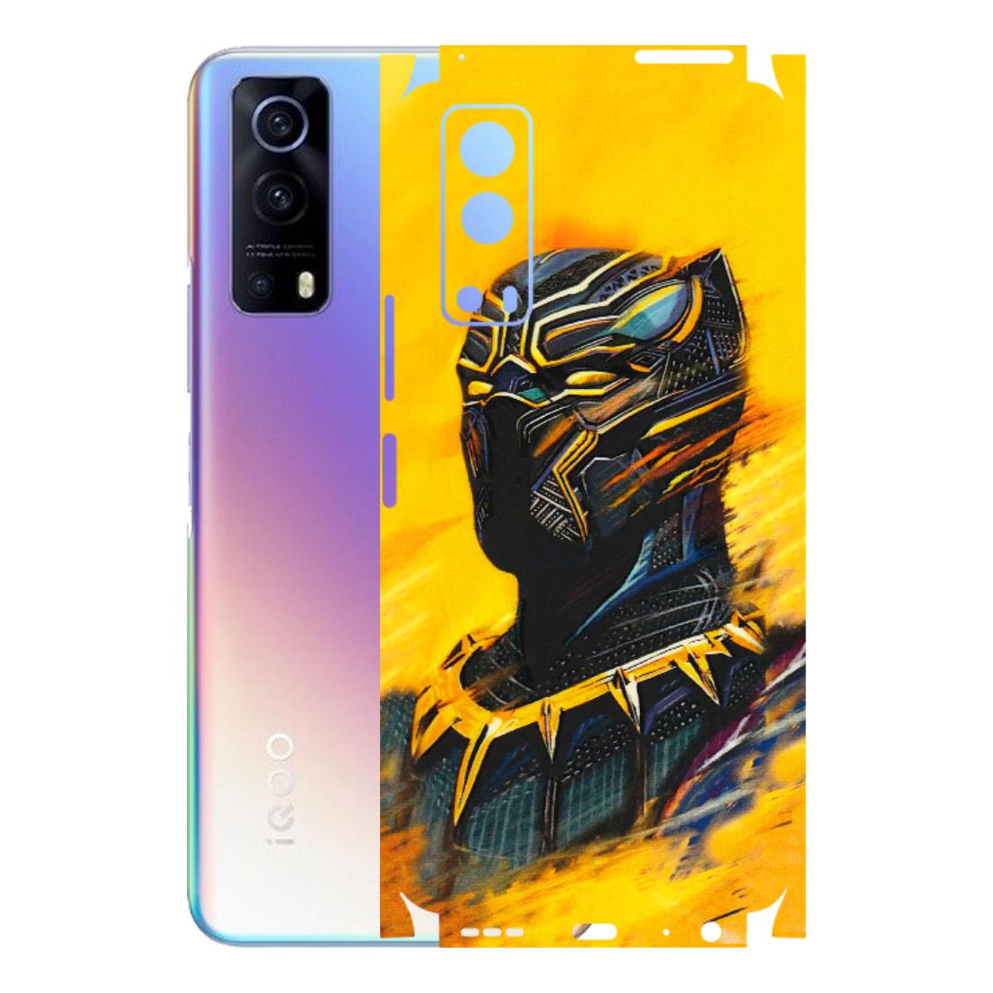 IQOO Phone Skins (All Models) - Yellow Panther - 3D Embossed Finish (L-54) IQOO Z3 5G