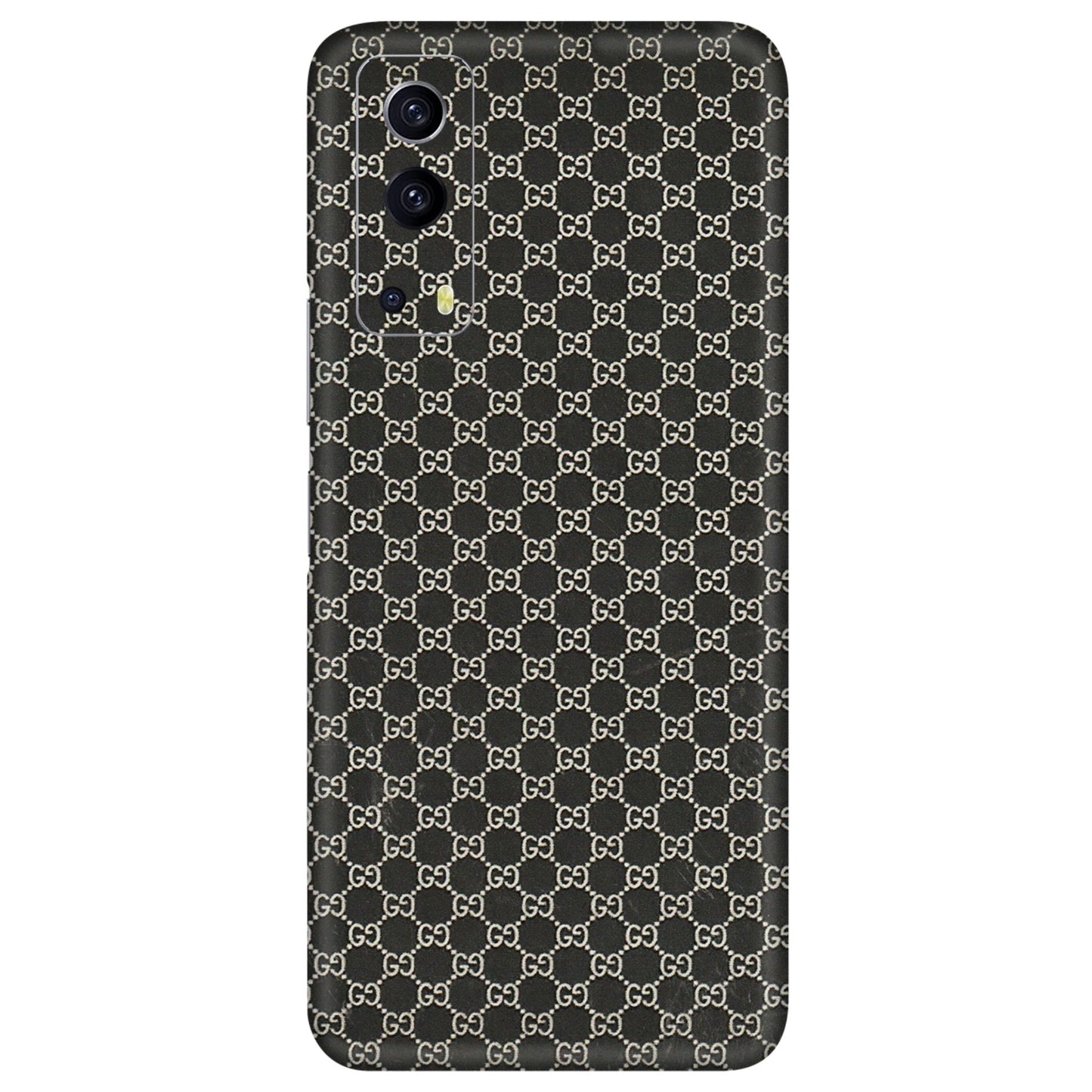 IQOO Phone Skins (All Models) - Black G Print - 3D Embossed Finish (L-109) IQOO Z3 5G