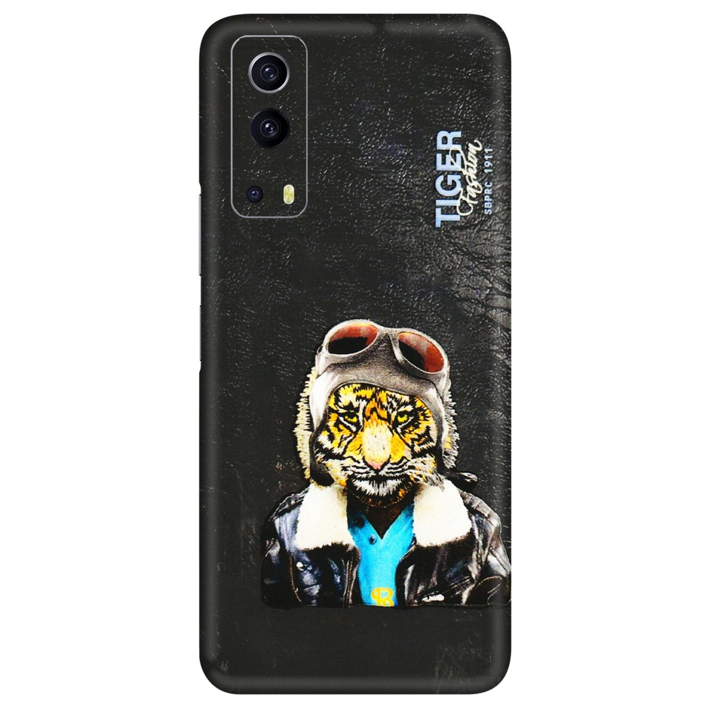 IQOO Phone Skins (All Models) - Rider Tiger - 3D Embossed Finish (L-113) IQOO Z3 5G