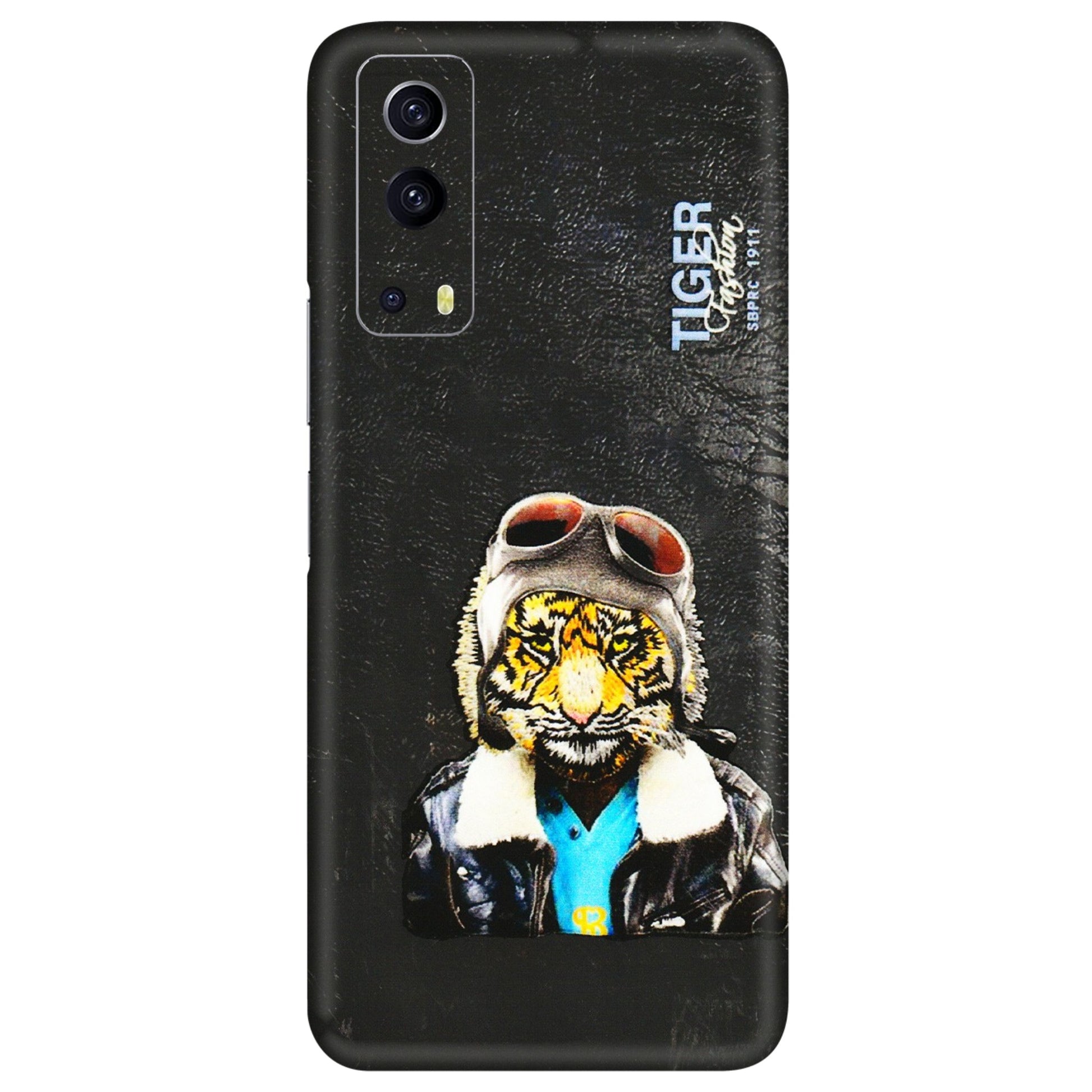 IQOO Phone Skins (All Models) - Rider Tiger - 3D Embossed Finish (L-113) IQOO Z3 5G