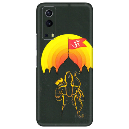 IQOO Phone Skins (All Models) - Lord Ram - 3D Embossed Finish (L-132) IQOO Z3 5G