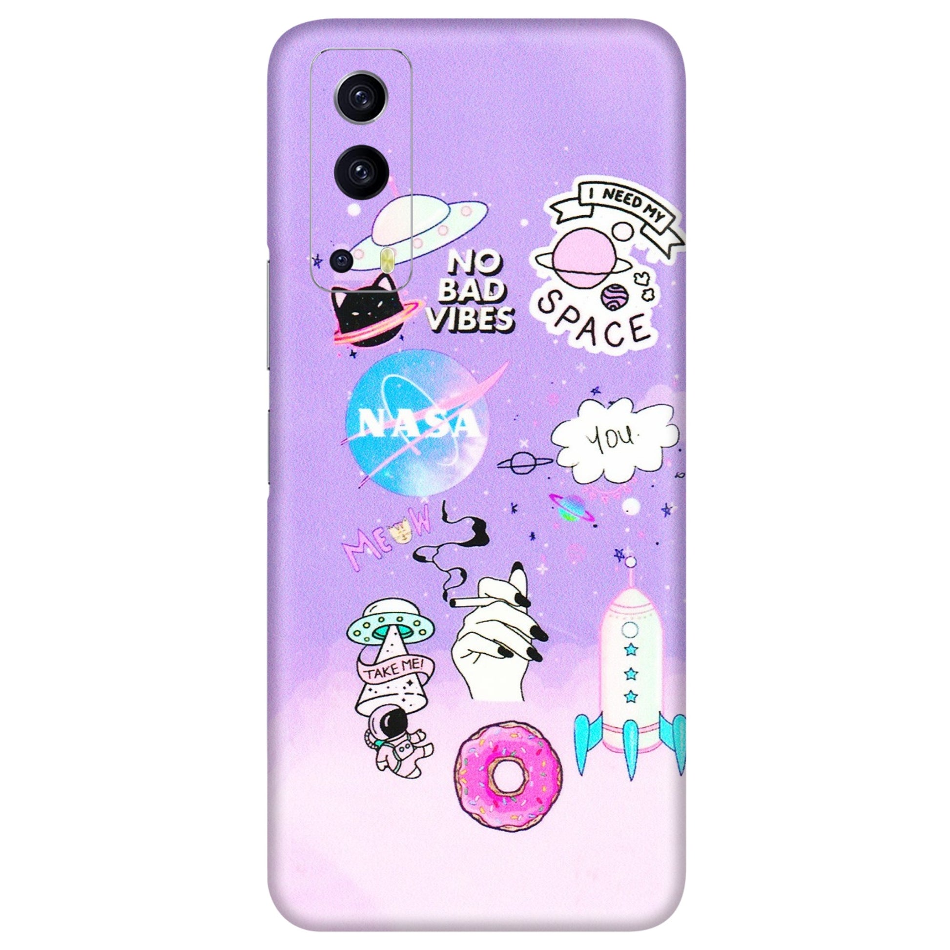 IQOO Phone Skins (All Models) - I Need My Nasa Skin - 3D Embossed Finish (L-149) IQOO Z3 5G