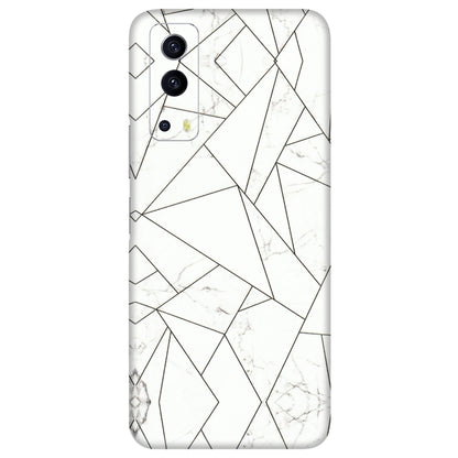 IQOO Phone Skins (All Models) - Luxury White Marble Effect - 3D Embossed Finish (L-168) IQOO Z3 5G