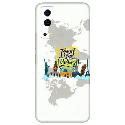 IQOO Phone Skins (All Models) - Travel Therapy - 3D Embossed Finish (L-199) IQOO Z3 5G