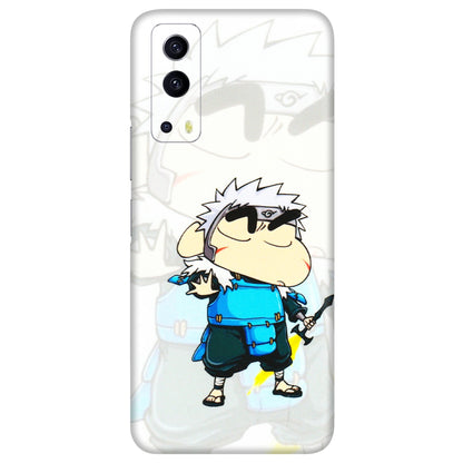 IQOO Phone Skins (All Models) - Angry Young Shinchan - 3D Embossed Finish (L-226) IQOO Z3 5G