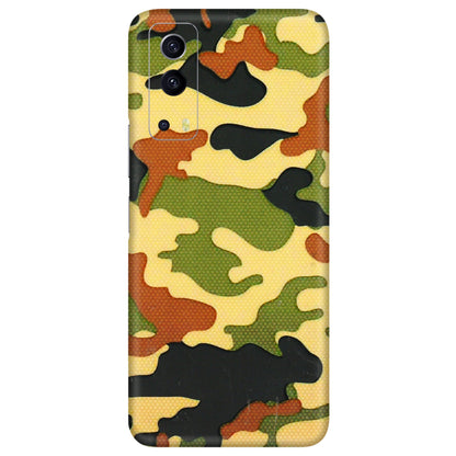IQOO Phone Skins (All Models) - Indian Military - 3D Embossed Finish (L-234) IQOO Z3 5G